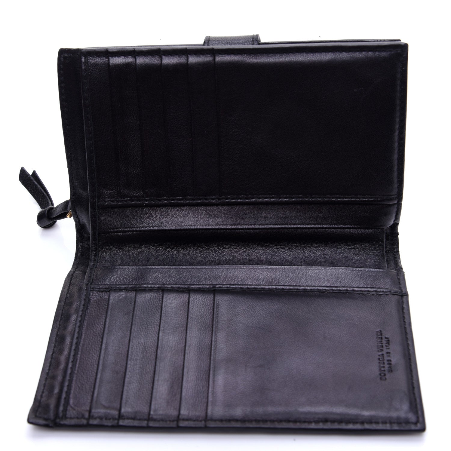 Bottega Veneta Nappa Intrecciato Continental Wallet Black 9 of 13