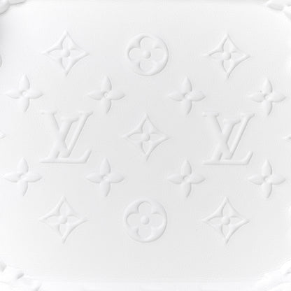 Louis Vuitton Calfskin LV Ornament Soft Trunk Optic White 7 of 9