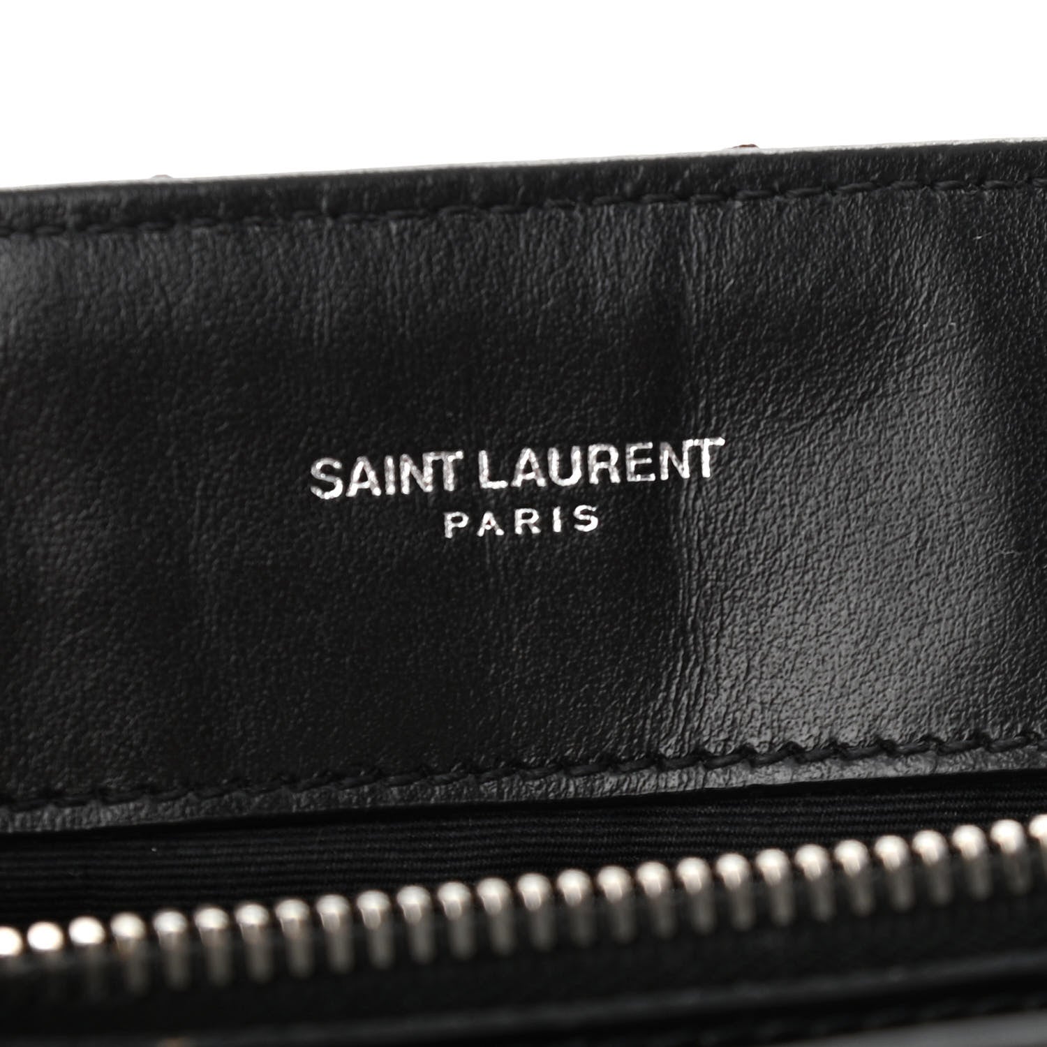Saint Laurent Calfskin Y Quilted Monogram Medium Loulou Chain Satchel Black 6 of 9