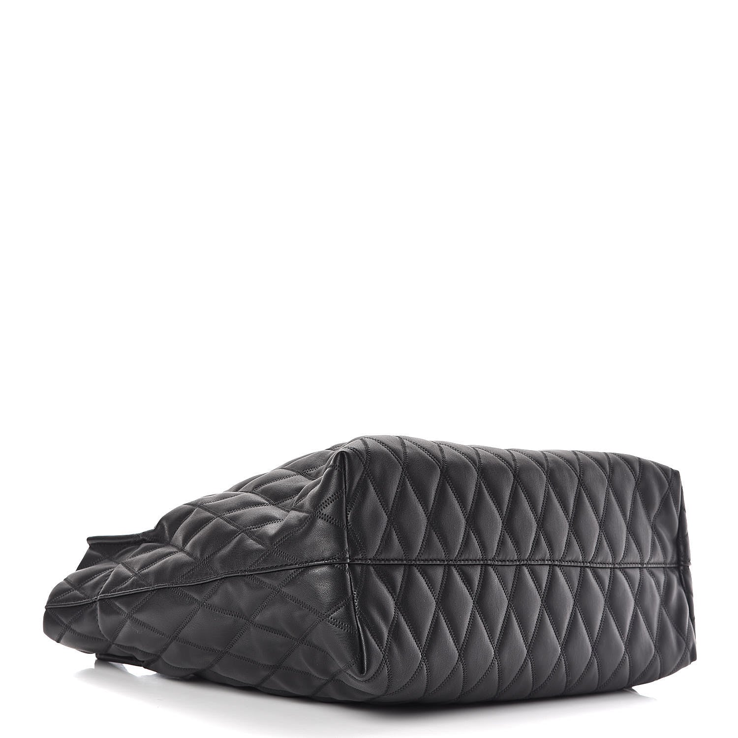 Givenchy Rubber Effect Canvas Quilted Duo Shopper Tote Black 5 of 15