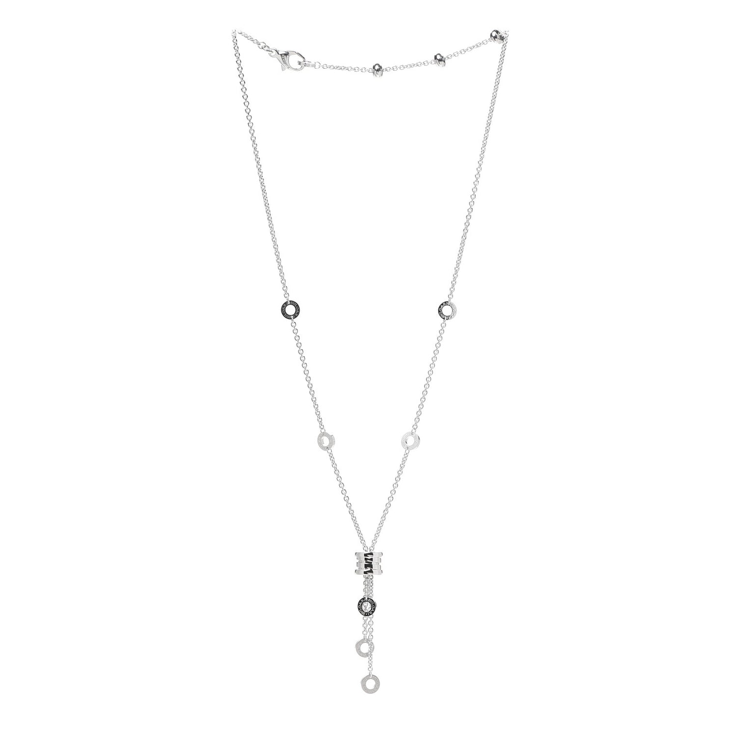 18K White Gold B.Zero1 Lavalier Necklace