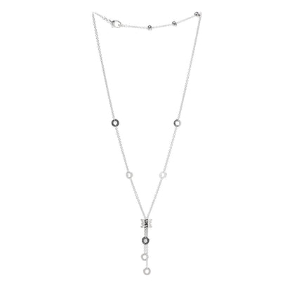 Bulgari 18K White Gold B.Zero1 Lavalier Necklace 3 of 7