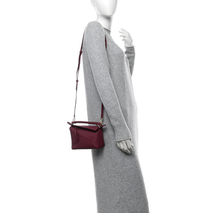 Loewe Calfskin Mini Puzzle Edge Bag Crimson 2 of 11