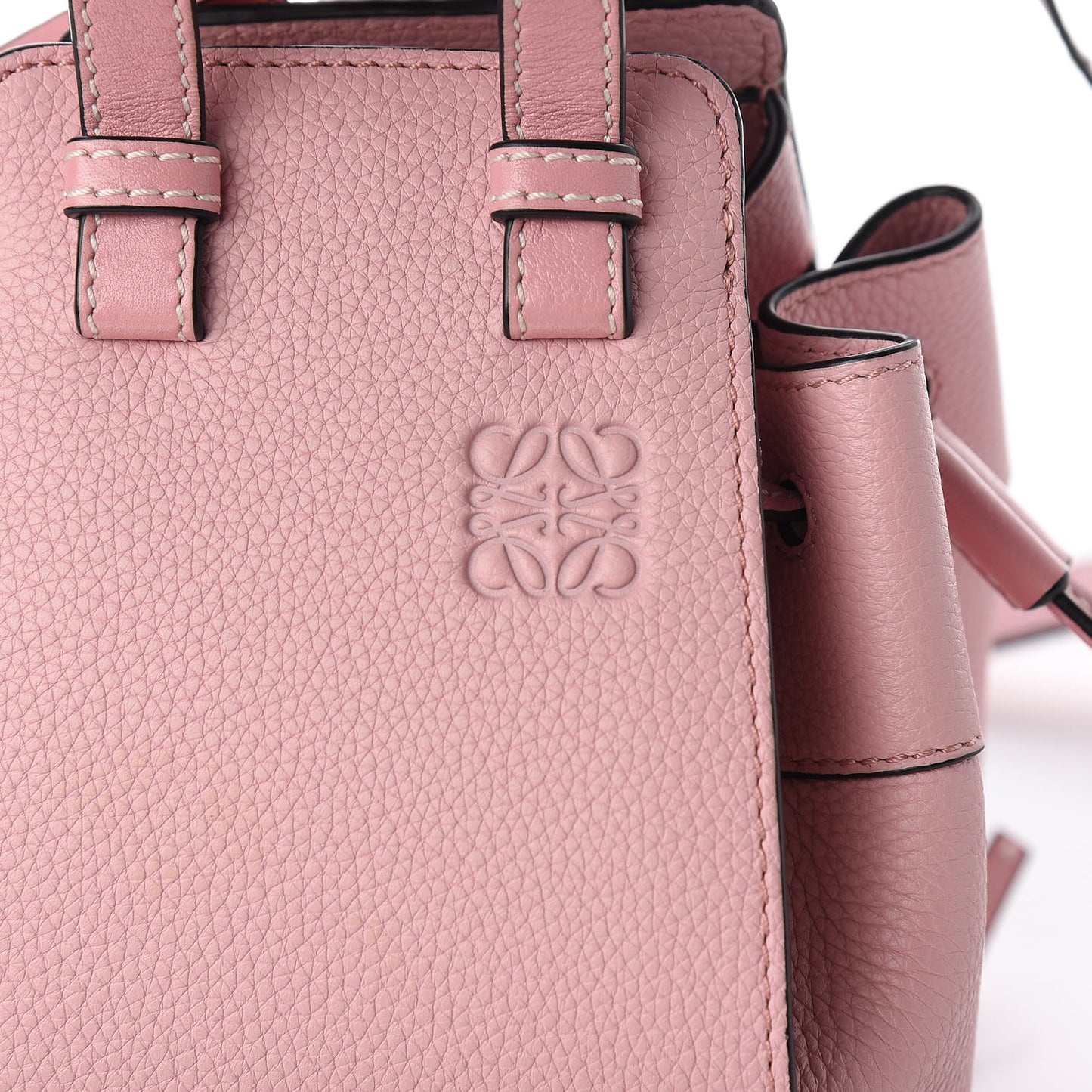 Calfskin Mini Hammock Shoulder Bag Pastel Pink
