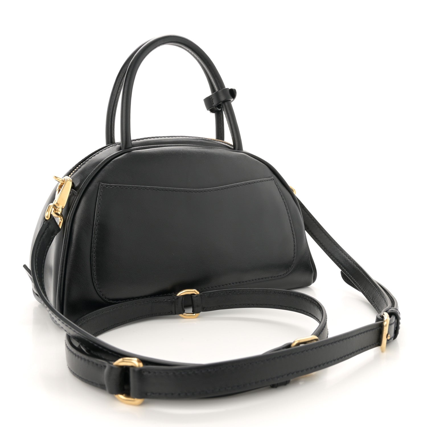 Miu Miu Soft Calf Small Top Handle Bag Black 3 of 12