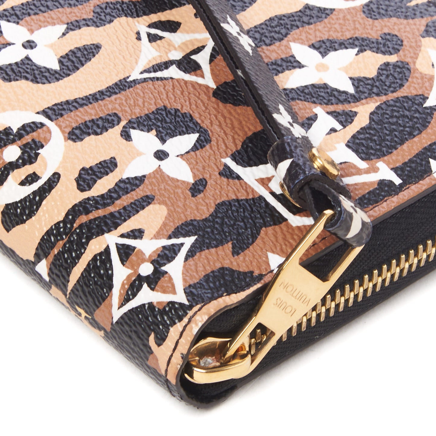 Monogram Giant Jungle Zippy Wallet Black