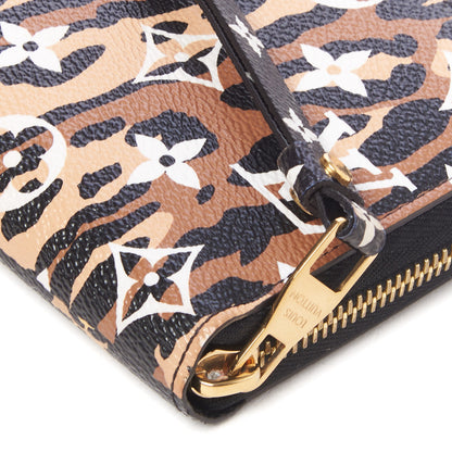 Louis Vuitton Monogram Giant Jungle Zippy Wallet Black 5 of 8