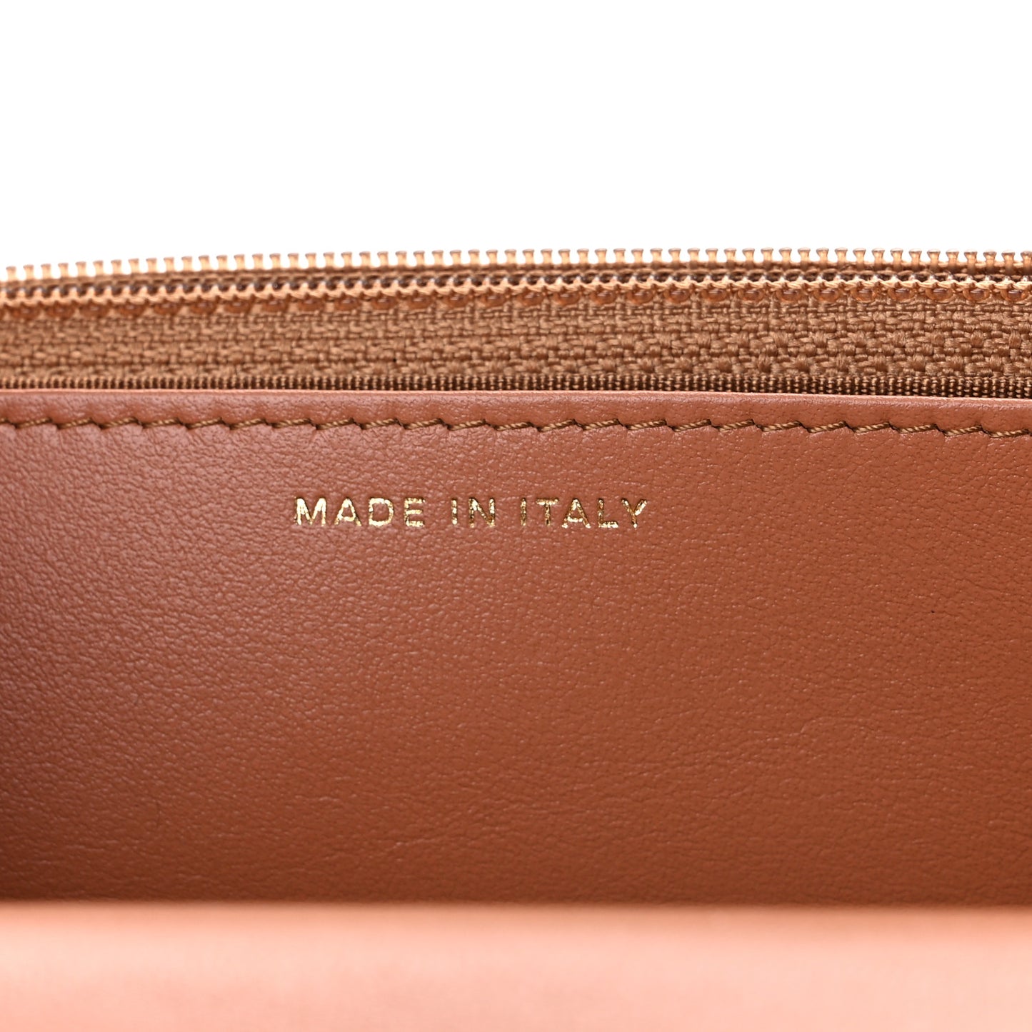 Lambskin Quilted Chanel 19 Wallet On Chain WOC Brown
