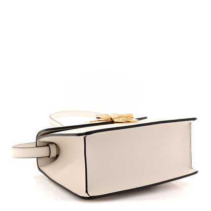 Gucci Calfskin Mini Sylvie Top Handle Bag White 4 of 10