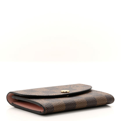 Louis Vuitton Damier Ebene Rosalie Coin Purse Rose Ballerine 4 of 6