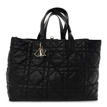Christian Dior Calfskin Macrocannage Large Toujours Black 3 of 11