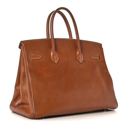 Hermes Courchevel Birkin 35 Gold 2 of 57