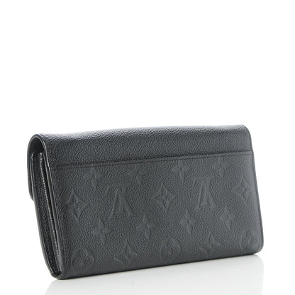 Louis Vuitton Empreinte Sarah Wallet NM Black 3 of 7