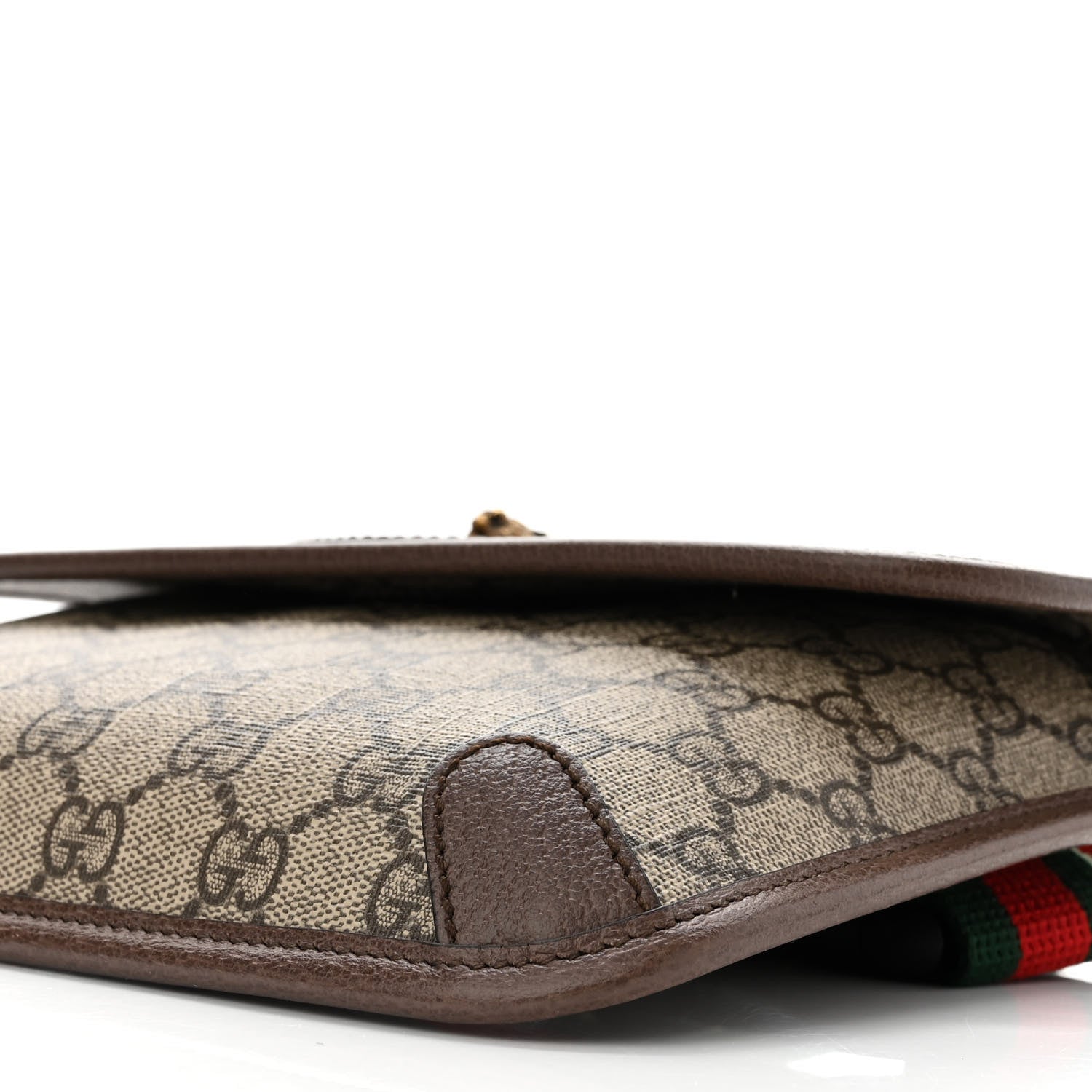 Gucci GG Supreme Monogram Neo Vintage Web Belt Bag Brown 10 of 11