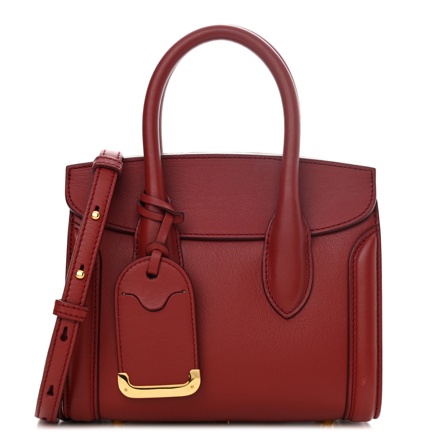 Alexander McQueen Calfskin Mini Heroine 21 Scarlet 1 of 14