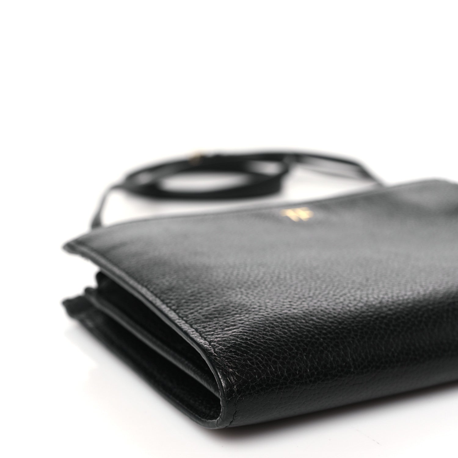 Tom Ford Pebbled Calfskin Triple Zip Crossbody Bag Black 8 of 9