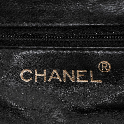 Chanel Lambskin Quilted Shoulder Bag Black 6 of 8