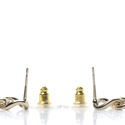 Chanel Metal Crystal CC Vendome CC Dangle Earrings Gold 3 of 4