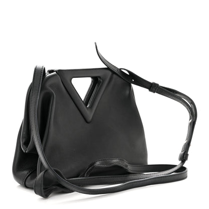 Bottega Veneta Calfskin Small The Point Triangle Bag Black 3 of 12