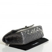 Chanel Metallic Aged Calfskin 2.55 Reissue 226 Flap Dark Silver 4 of 18