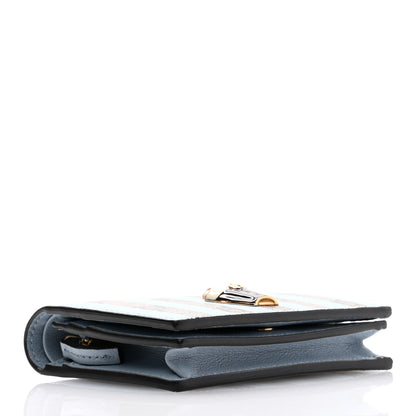 Gucci GG Supreme Monogram Vitello Eclipse Ice Cream Stripes Card Case Wallet Beige Ebony Paradise Cloud 4 of 8