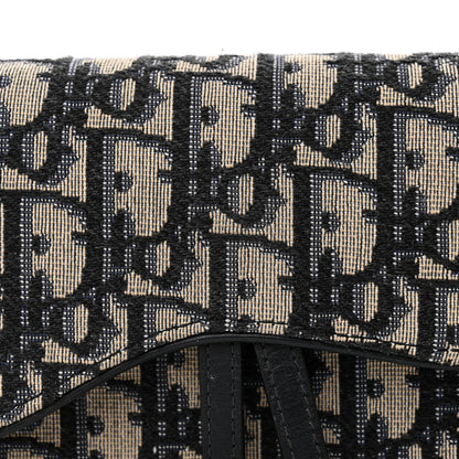 Christian Dior Oblique Saddle Belt Bag Blue 7 of 11