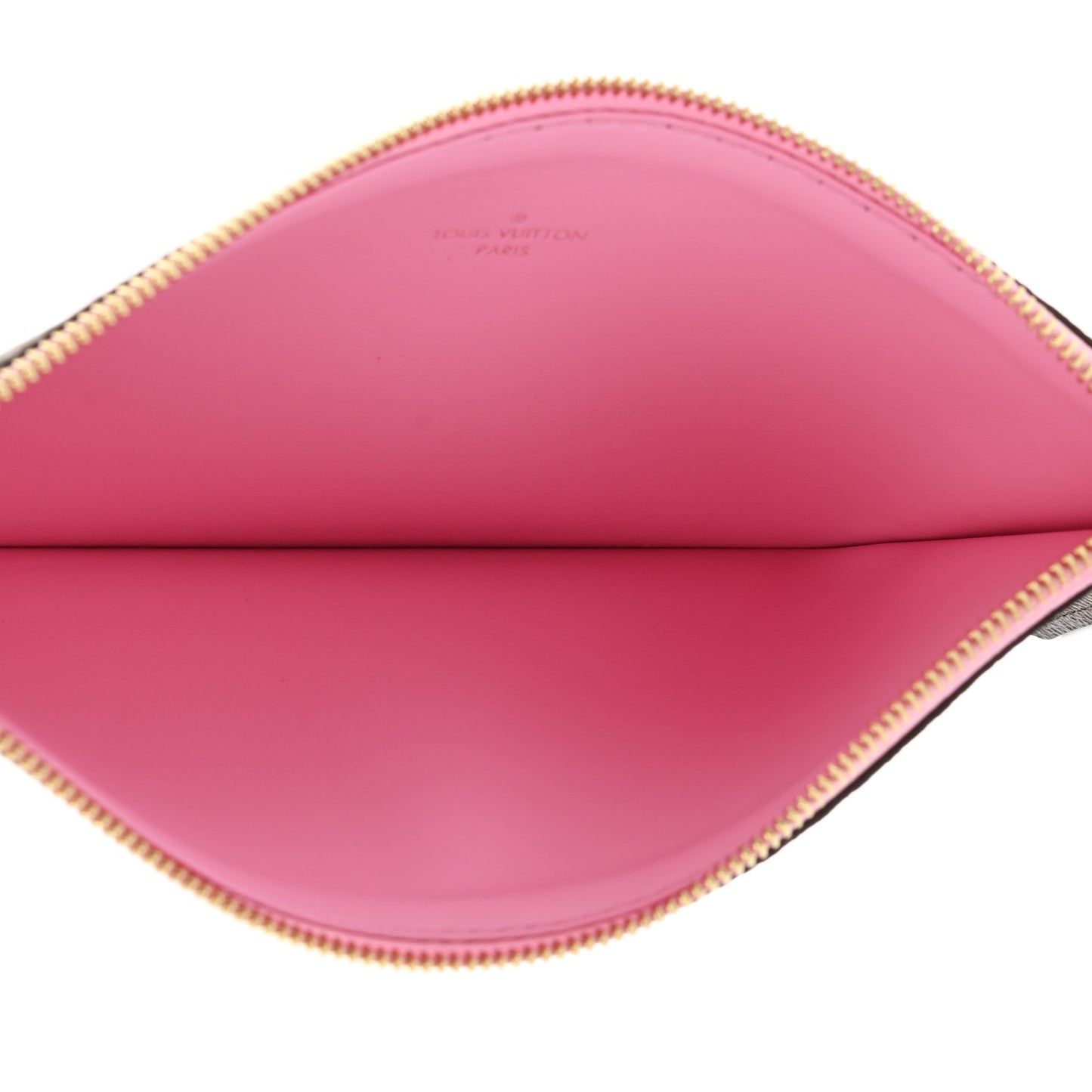 Monogram Felicie Chain Wallet Zippered Insert Pink