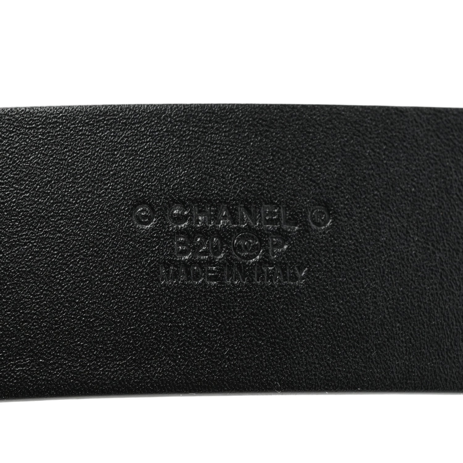 Chanel Calfskin Crystal CC Starfall Belt 85 34 Black 5 of 7