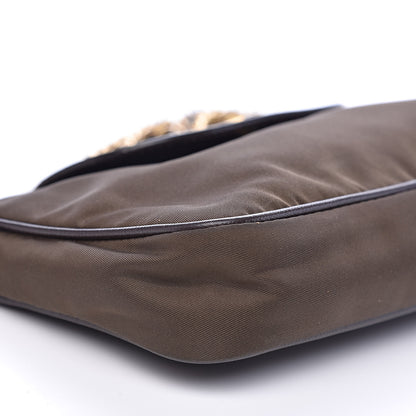 Prada Tessuto Nylon Saffiano Crossbody Bag Corinto 8 of 11