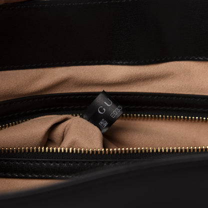 Gucci Boarded Dyana Lux Calfskin Medium Jackie 1961 Hobo Black 8 of 12