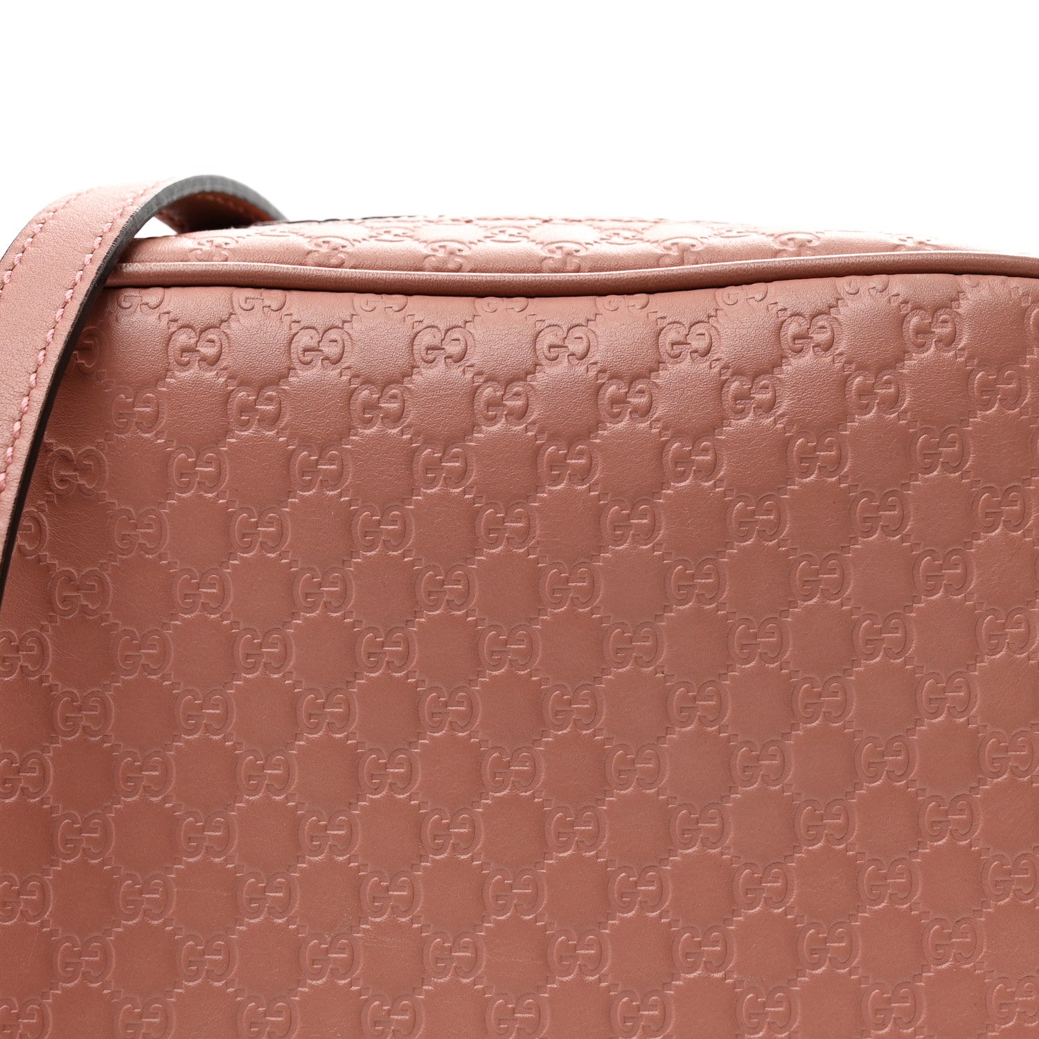 Gucci Soft Microguccissima Mini Bree Messenger Bag Soft Pink 7 of 10