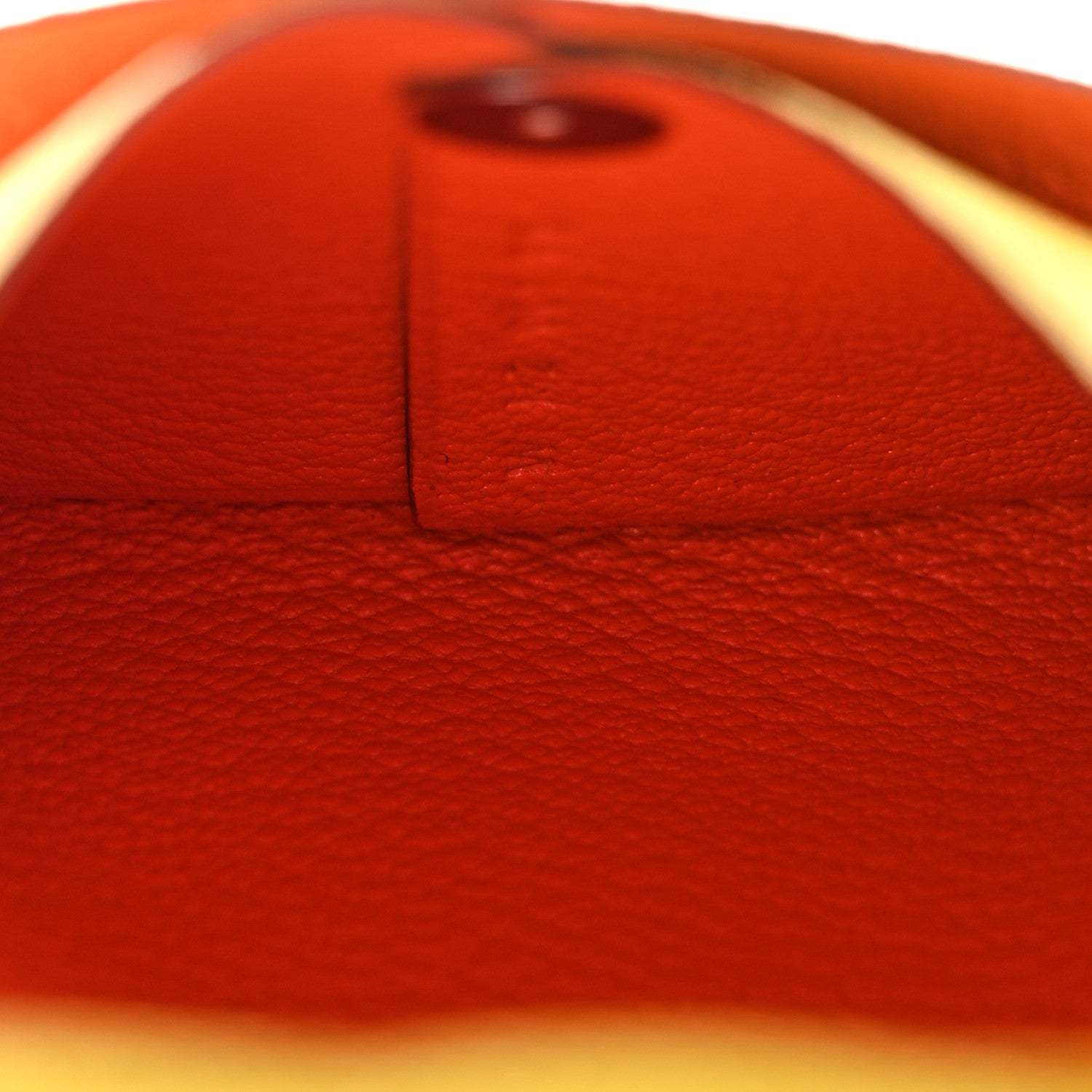 Hermes Chevre Mysore Bastia Verso Coin Purse Cumin Orange 5 of 8