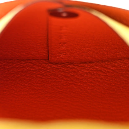 Hermes Chevre Mysore Bastia Verso Coin Purse Cumin Orange 5 of 8