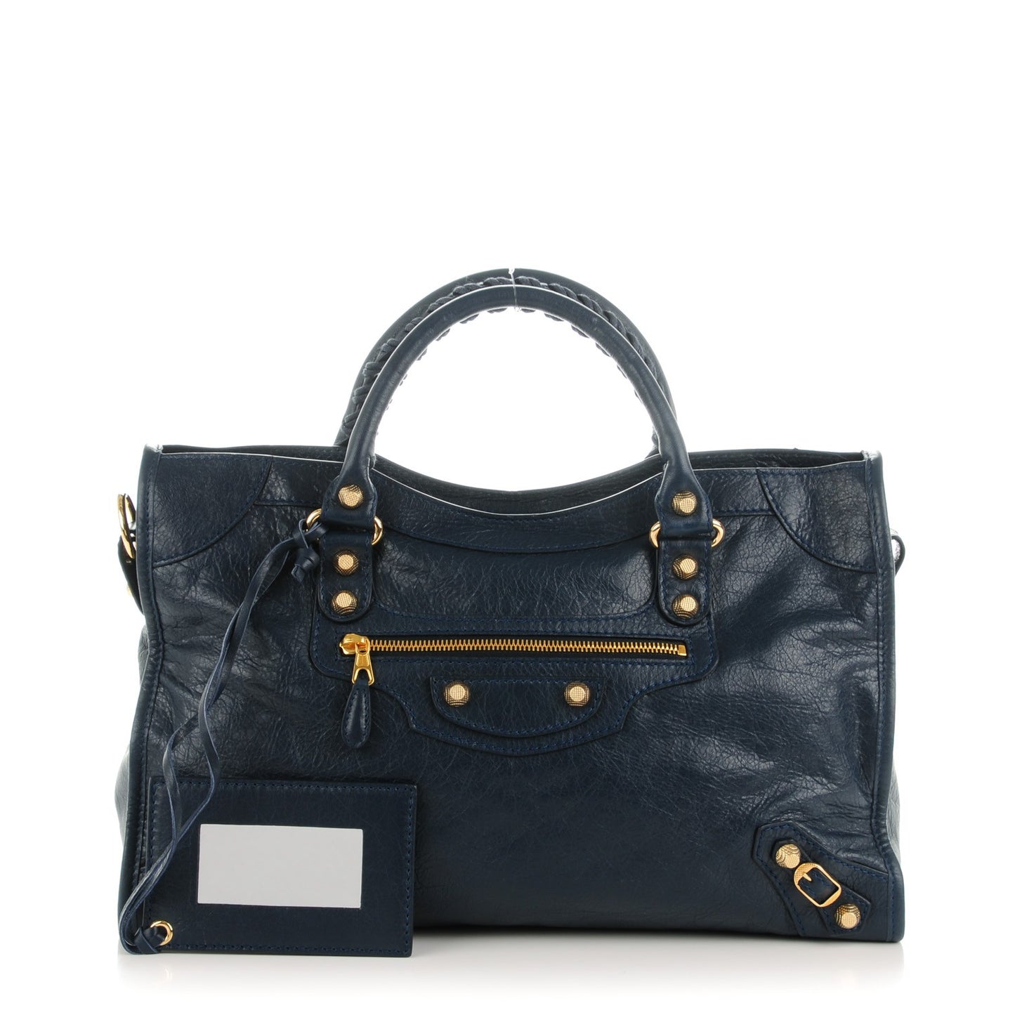 Agneau Giant 12 Gold Hardware City Bleu Obscur