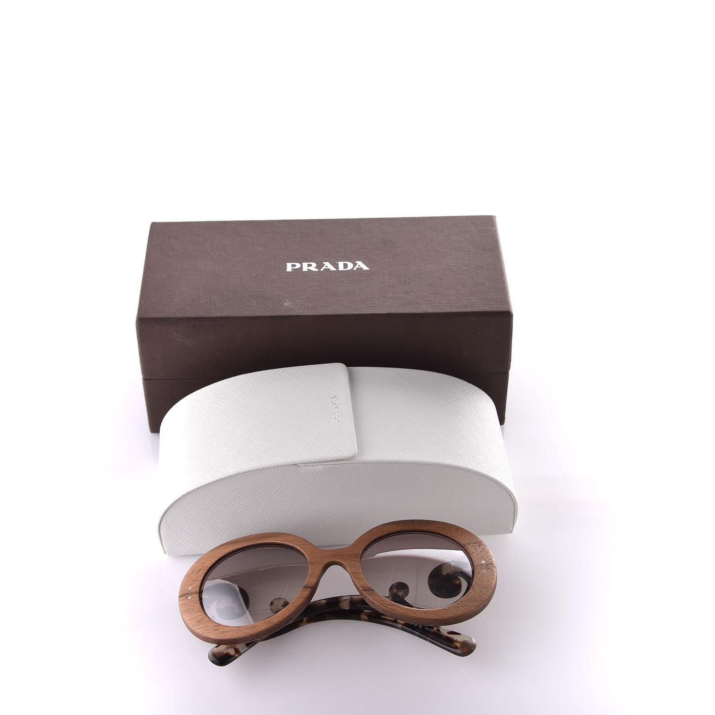 Wooden Baroque Sunglasses SPR 27R Nut Canaletto
