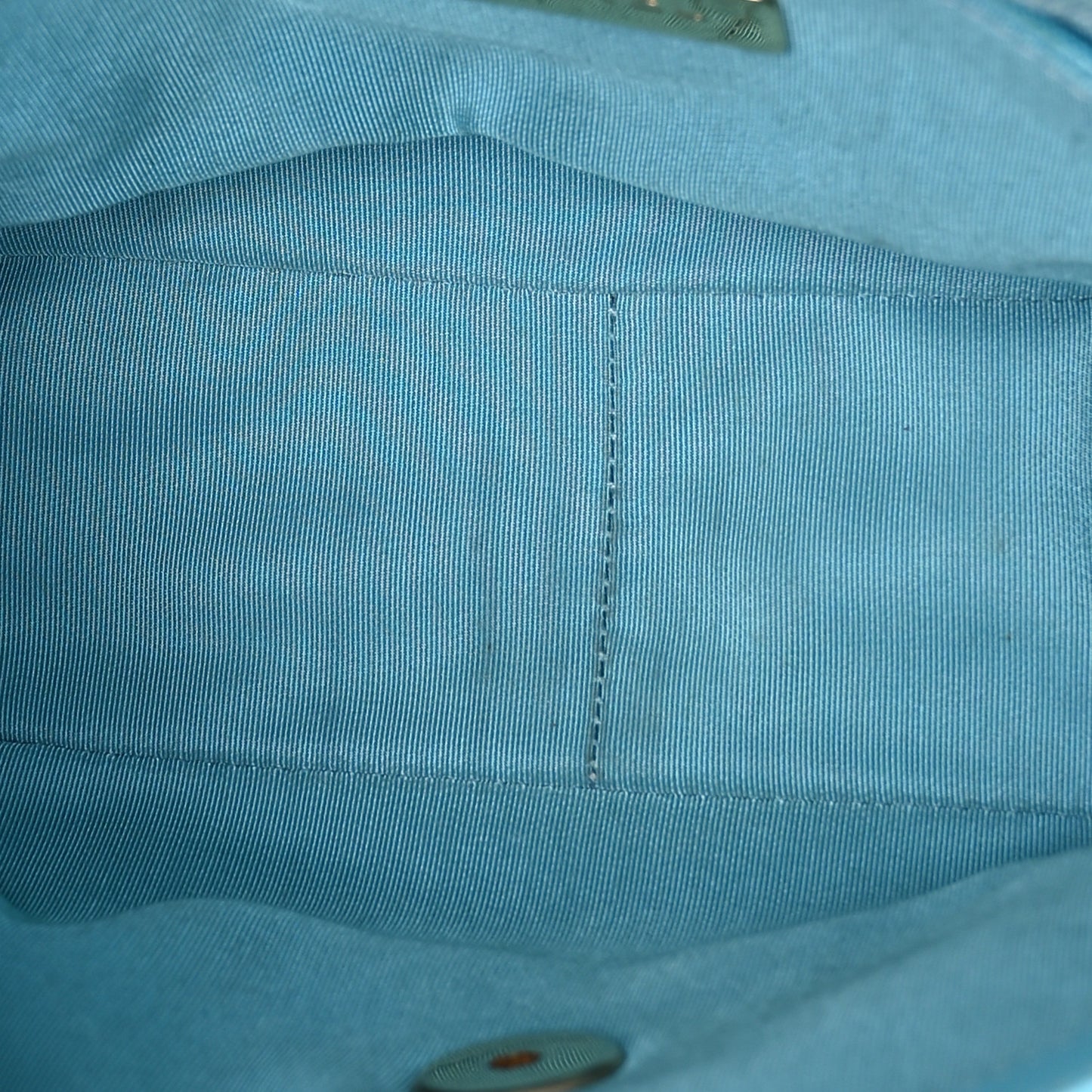 Denim Quilted Medium Chanel 19 Flap Neon Blue