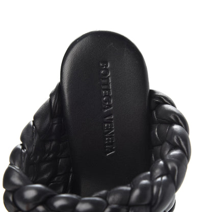 Bottega Veneta Nappa Twisted Padded Intrecciato Curve Slide Sandals 38.5 Black 8 of 8