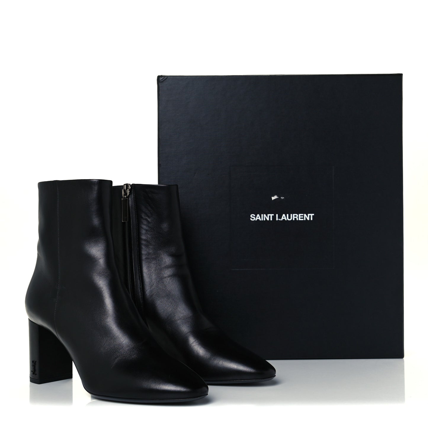 Nappa Vendome Loulou Ankle Zip Boot 39 Black