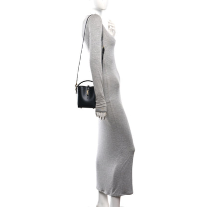 Saint Laurent Shiny Calfskin Le 37 Mini Bucket Bag Black 2 of 9