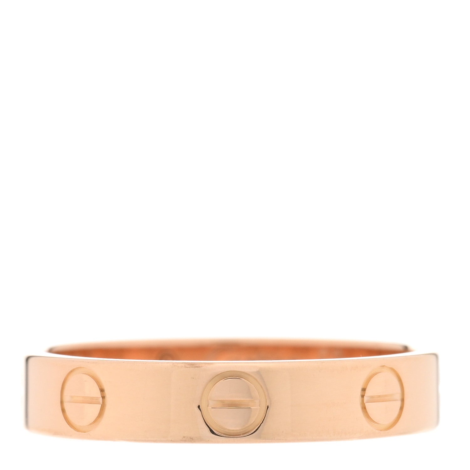 Cartier 18K Pink Gold 3.5mm LOVE Wedding Band Ring 52 6 1 of 4