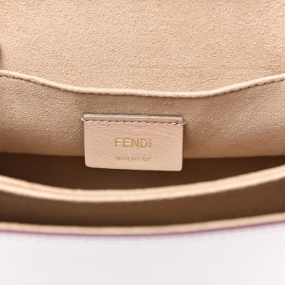 Fendi Vitello Liberty Scalloped Studded Kan I Shoulder Bag Camelia 6 of 9