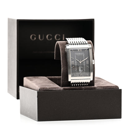 Gucci Stainless Steel 29mm 8600M Automatic Watch Grey 5 of 5