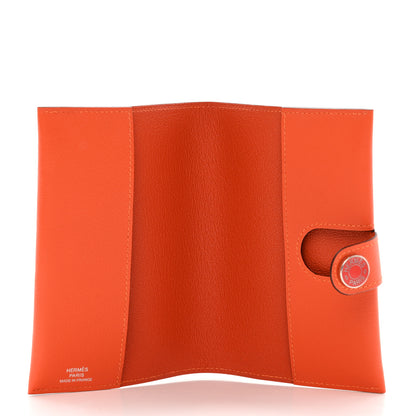 Hermes Evercolor RMS Passport Holder Orange 5 of 8