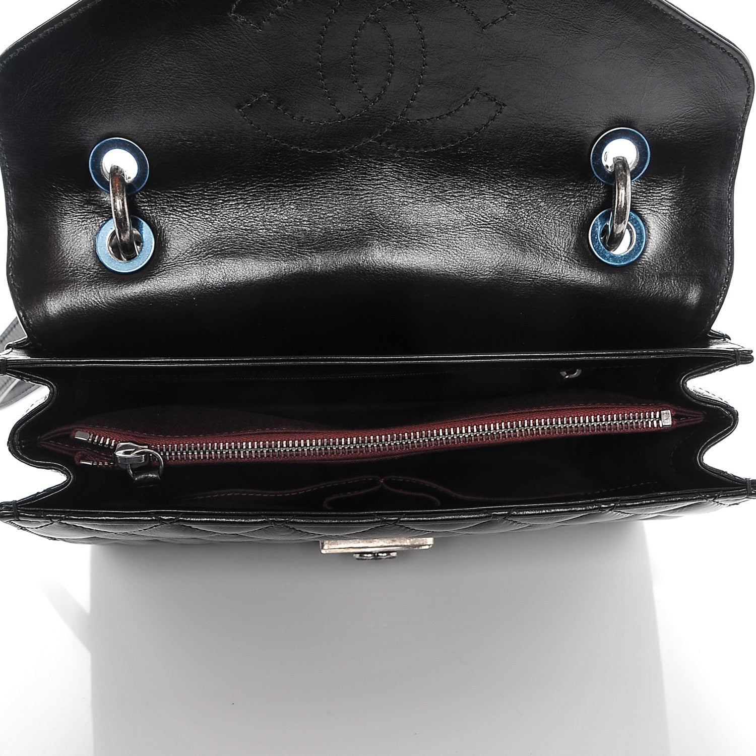Chanel Calfskin Quilted Medium Mad About Quilting Flap Black 5 of 7