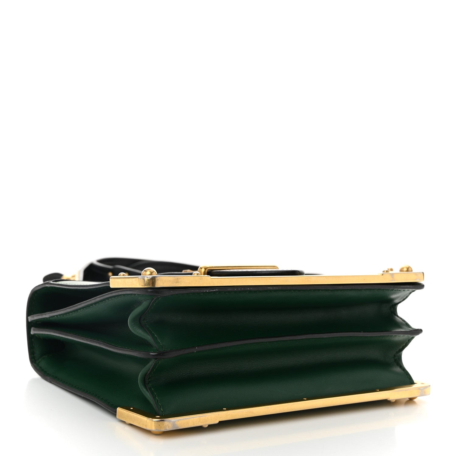 Prada City Calf Saffiano Cahier Bag Biliardo Black 4 of 9