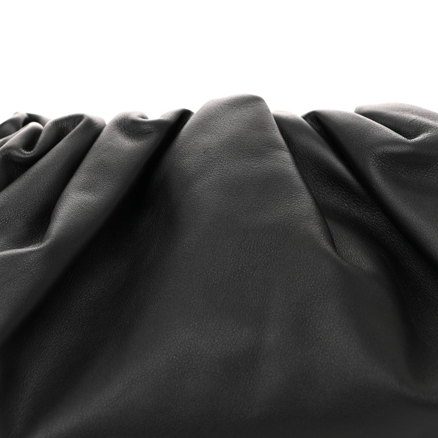 Bottega Veneta Smooth Butter Calf The Pouch Oversized Clutch Black 8 of 10