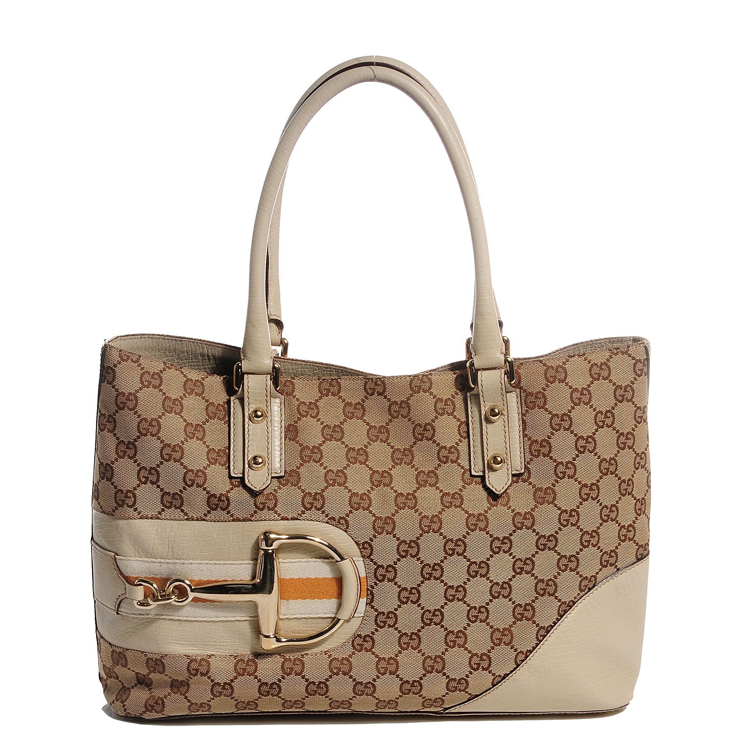 Gucci Monogram Hasler Medium Tote Off White 1 of 7