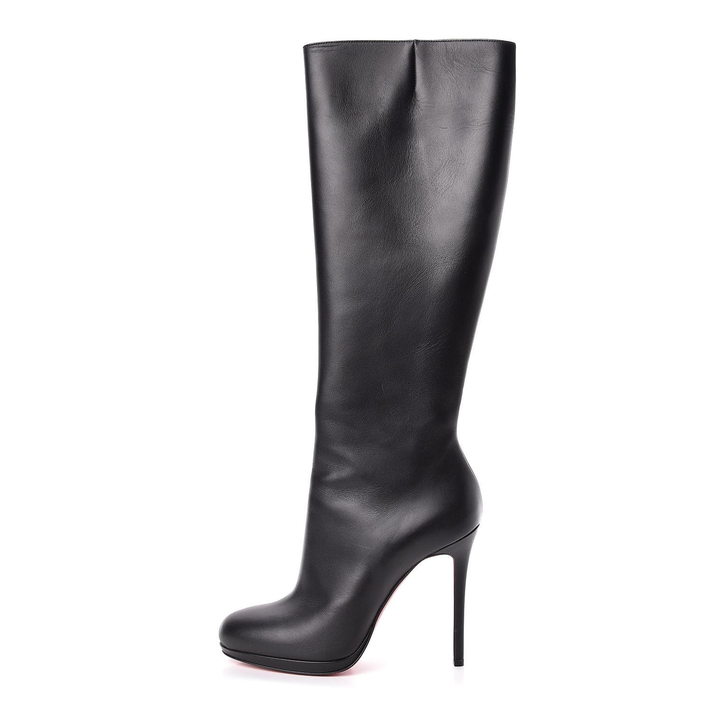 Calfskin Botalli 120 Tall Boots 40 Black