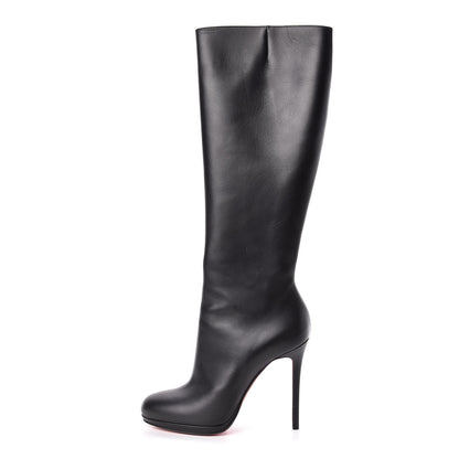 Christian Louboutin Calfskin Botalli 120 Tall Boots 40 Black 1 of 12