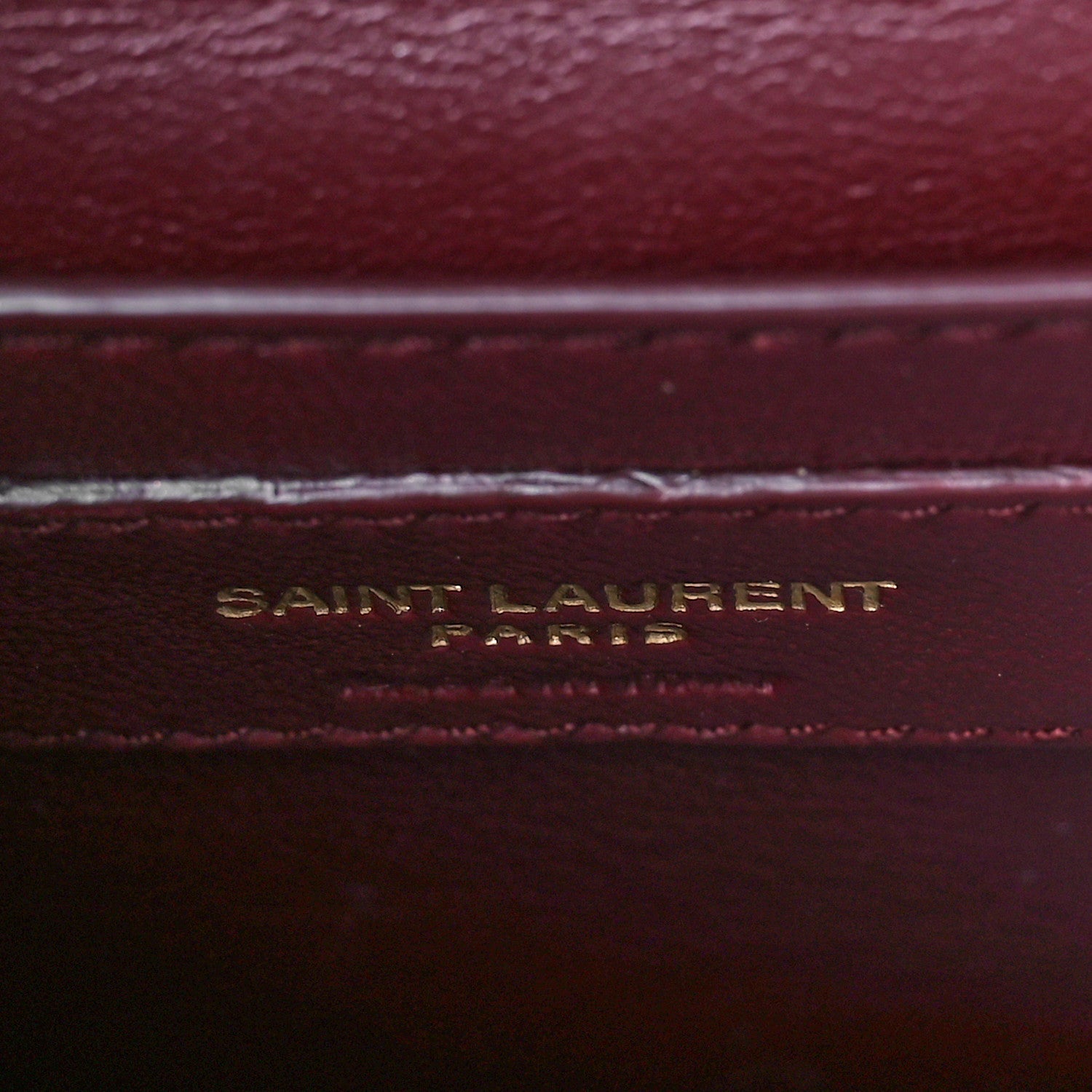 Saint Laurent Grain de Poudre Medium Classic Monogram Cassandra Top Handle Black Rouge Legion 6 of 9